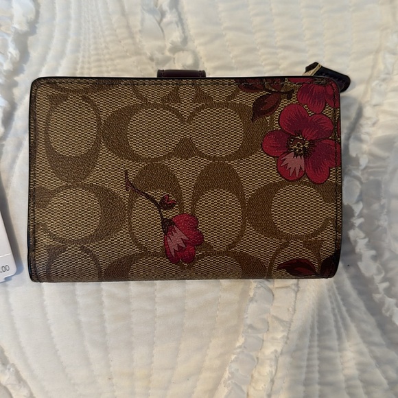 New coach wallet khaki berry multi - Picture 2 of 5